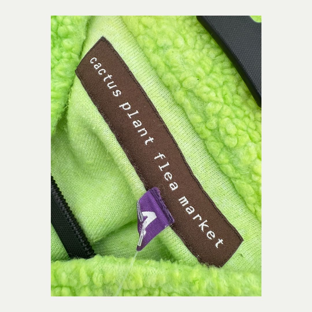 Cactus Plant Flea Market Lime Cowboy Fleece Sz 4(XL) New