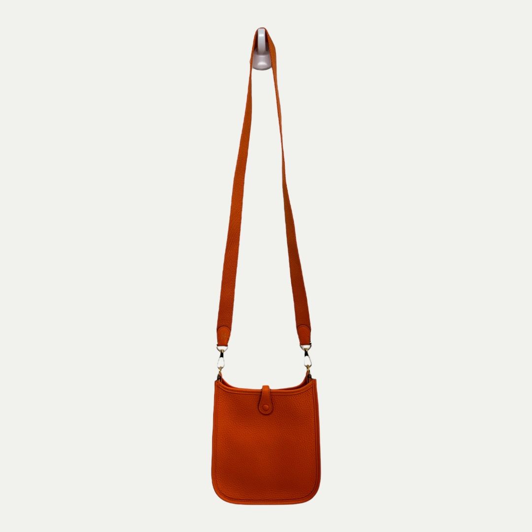 Hermes Mini Evelyne TPM 16 Orange Crossbody