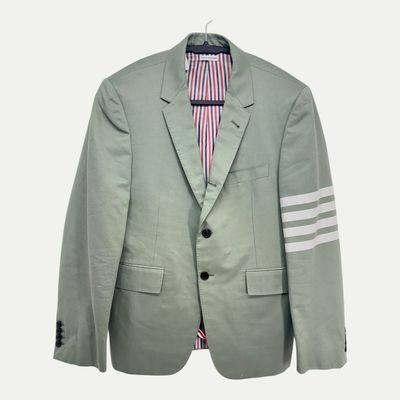 Thom Browne Sage Striped Blazer Sz 2(S)