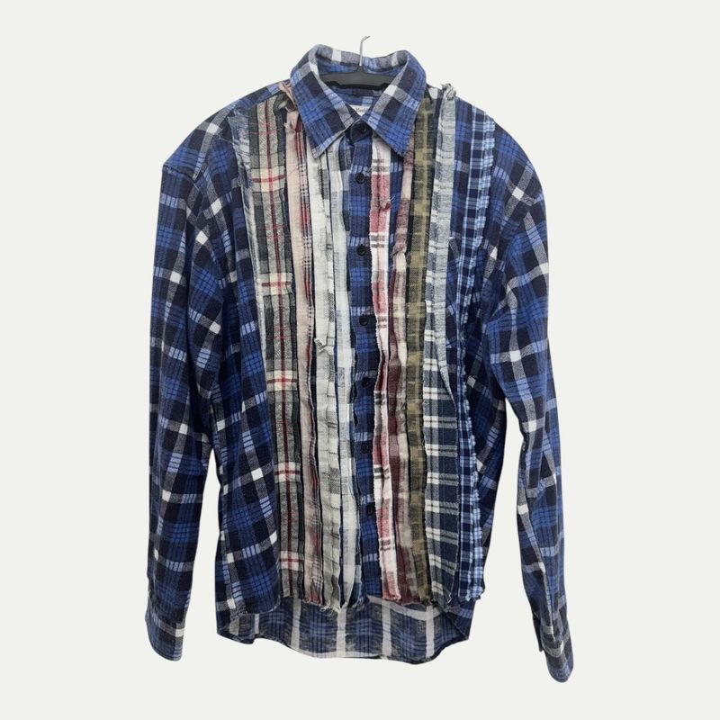 Needles Rebuild Blue Flannel Sz. S