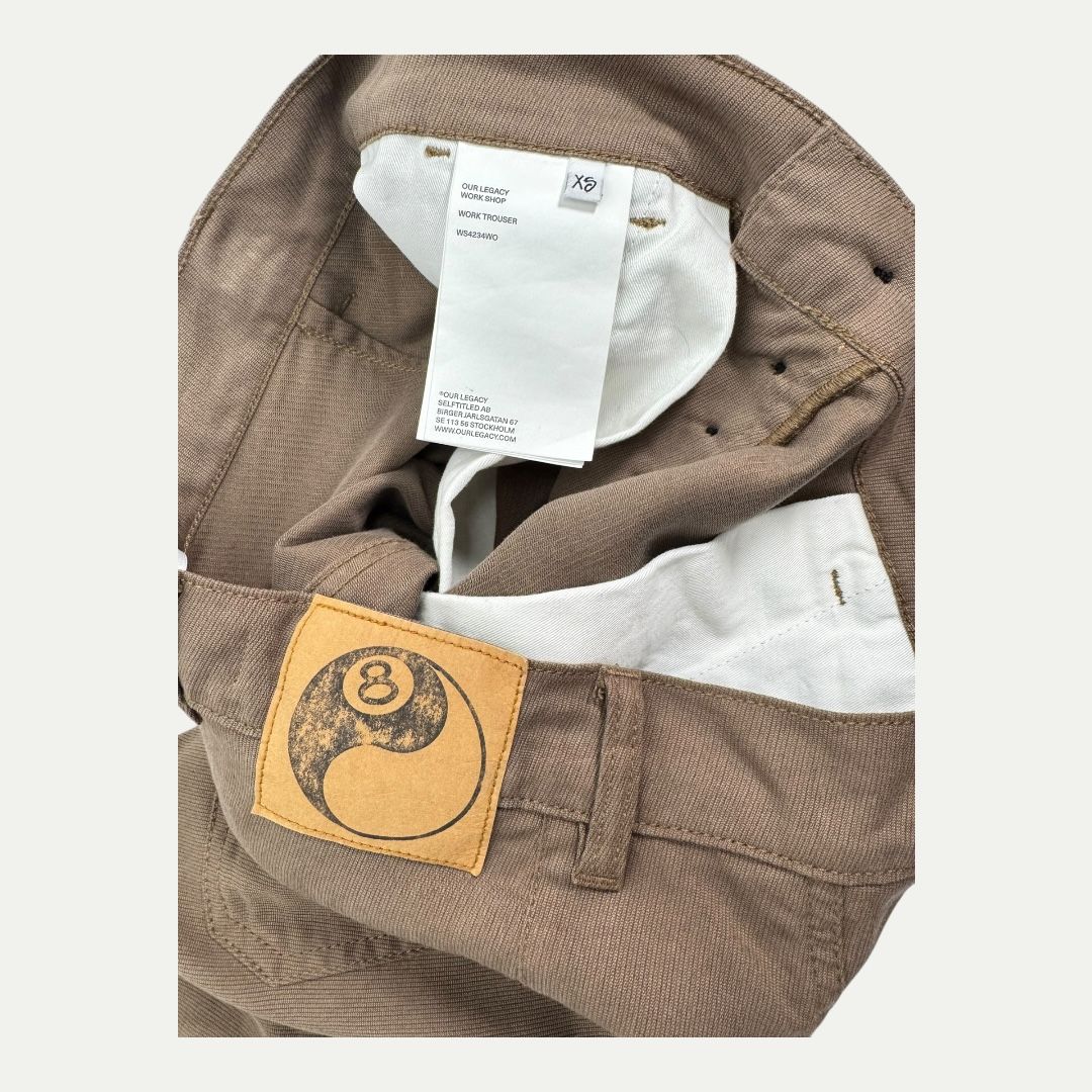 Our Legacy x Stussy Workshop Brown Pants Sz XS(30)