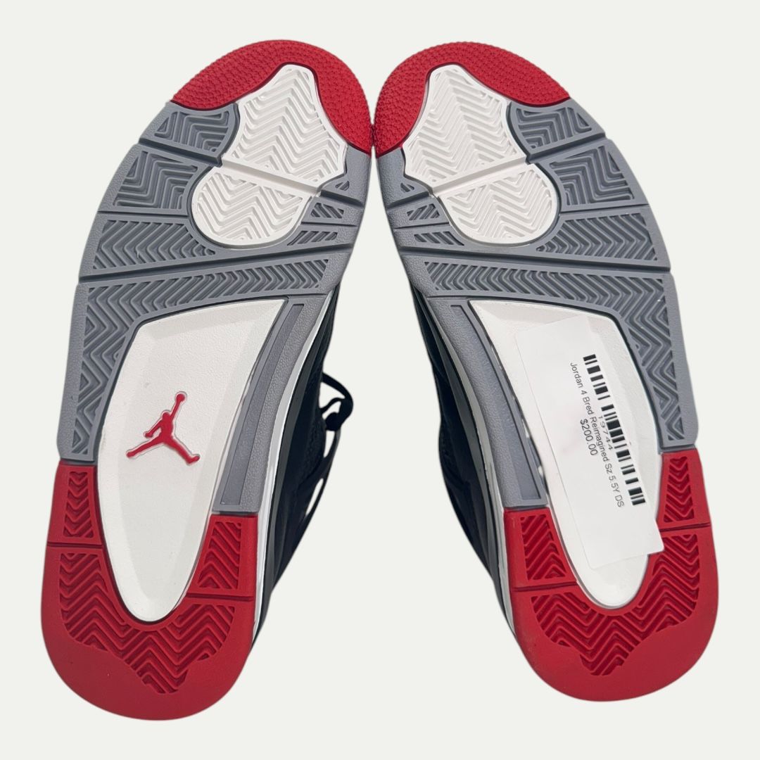 Jordan 4 Bred Reimagined Sz 5.5Y(7w)