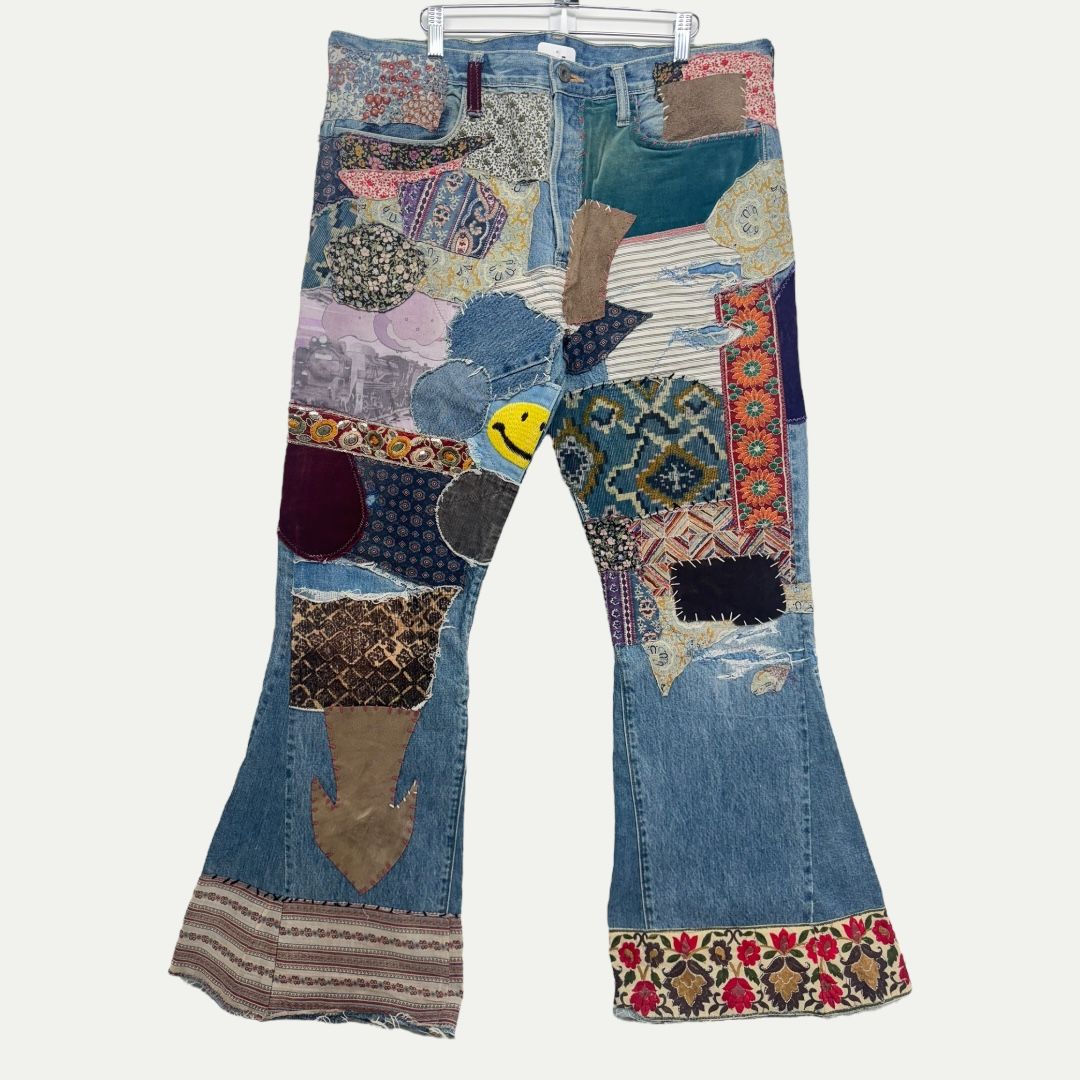 Kapital Patches Flare Denim Sz 38