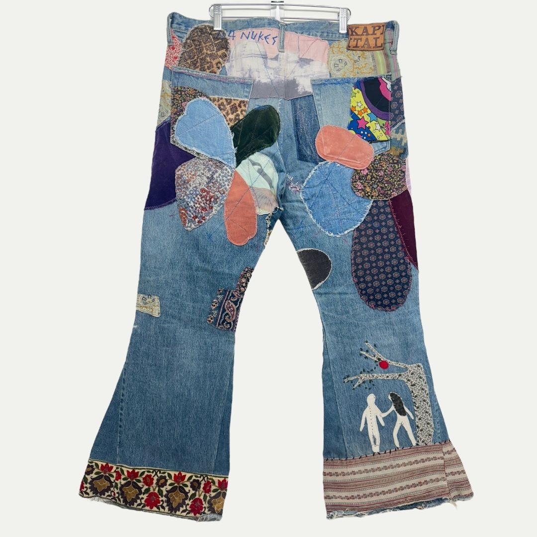 Kapital Patches Flare Denim Sz 38