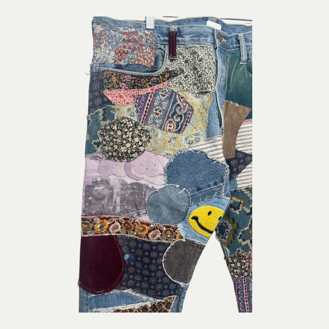Kapital Patches Flare Denim Sz 38