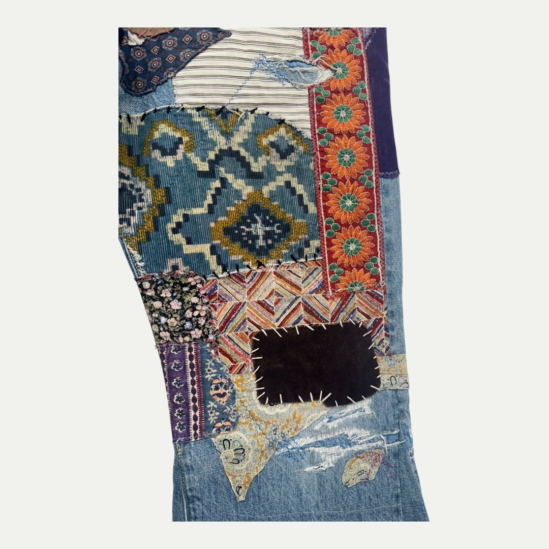Kapital Patches Flare Denim Sz 38