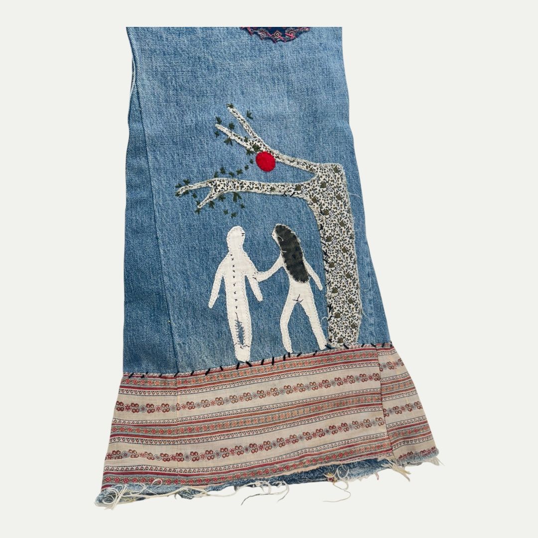 Kapital Patches Flare Denim Sz 38
