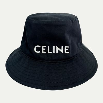 Celine Black Bucket Hat