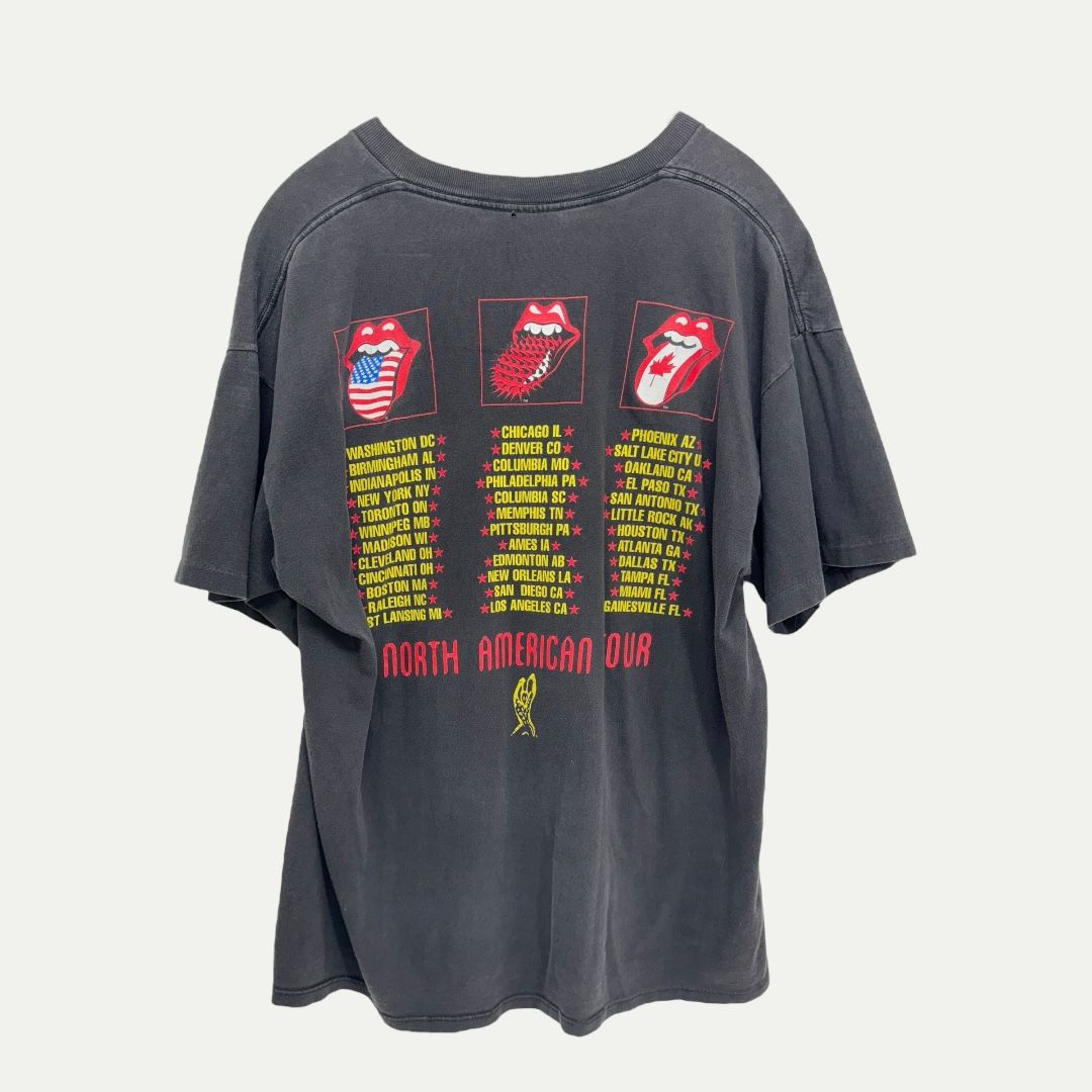 Vintage Rolling Stones North America Tour Tee Sz L