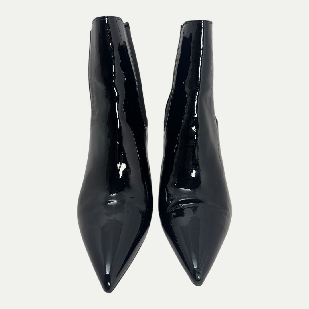 Saint Laurent YSL Patent Leather Boot Sz 42(9.5w/8m)