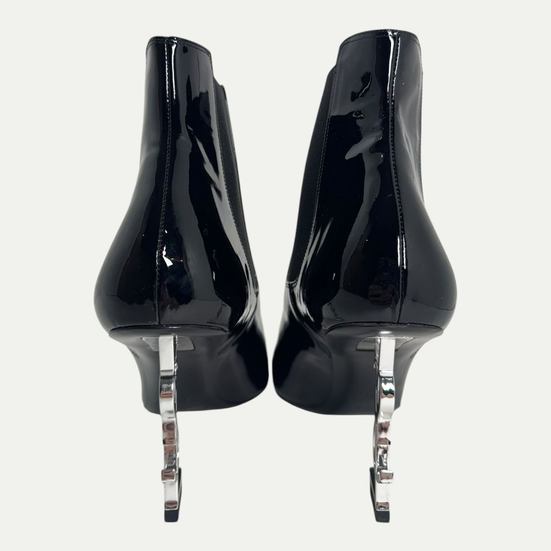 Saint Laurent YSL Patent Leather Boot Sz 42(9.5w/8m)