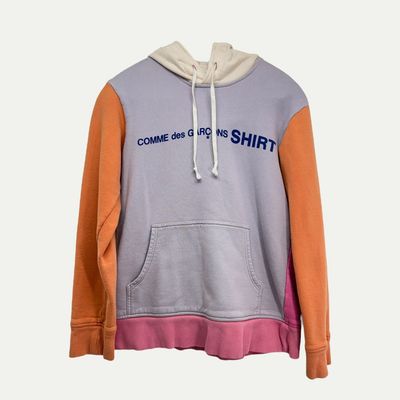 Comme Des Garcons Shirt Colorblock Hoodie Sz XS/S