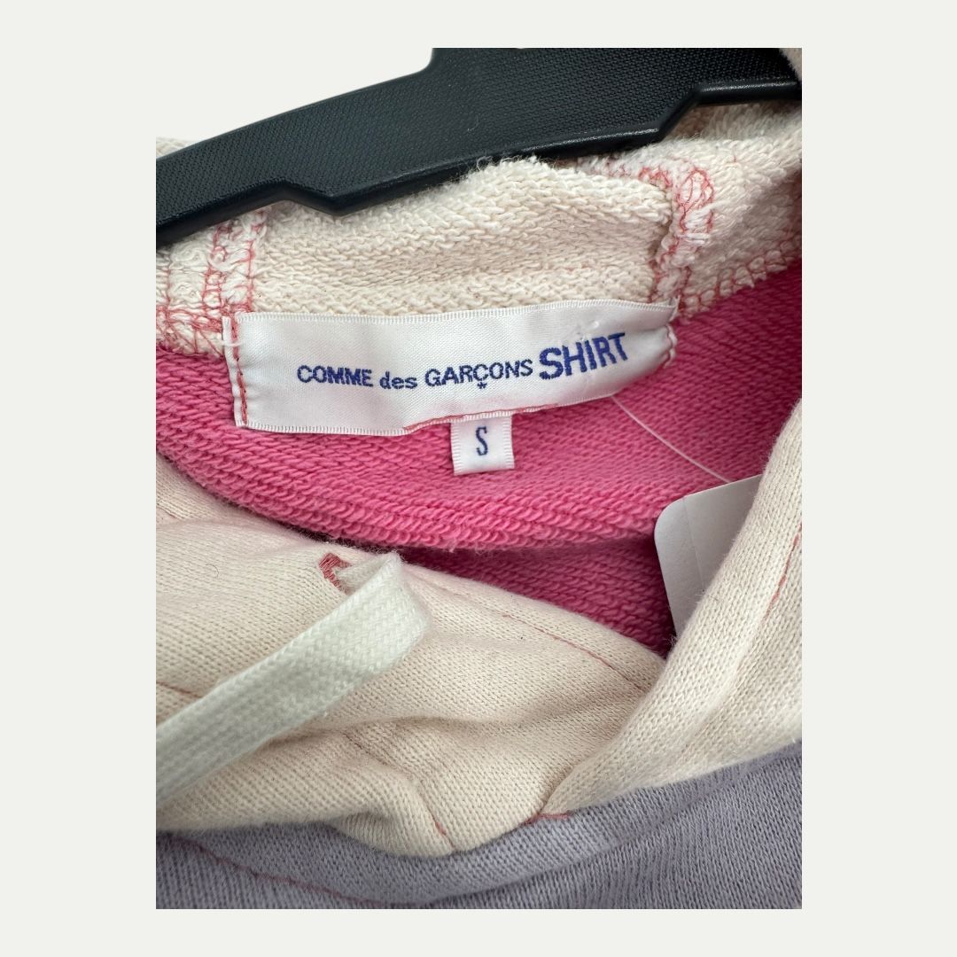 Comme Des Garcons Shirt Colorblock Hoodie Sz XS/S