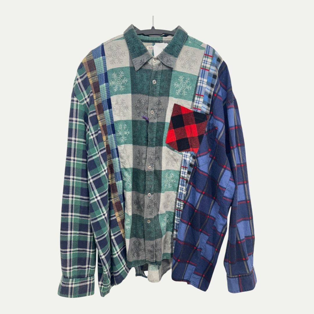 Needles Rebuilt flannel size XL