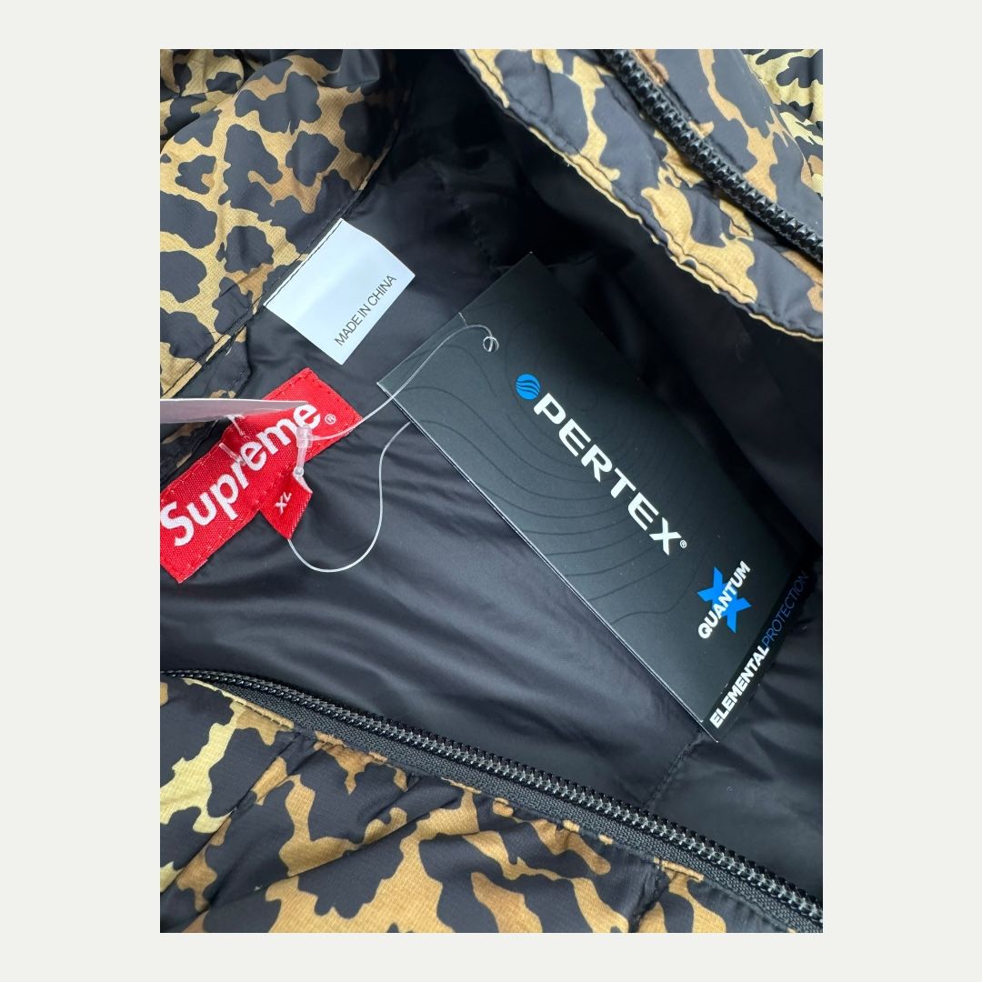 Supreme Leopard Anorak Coat Sz XL