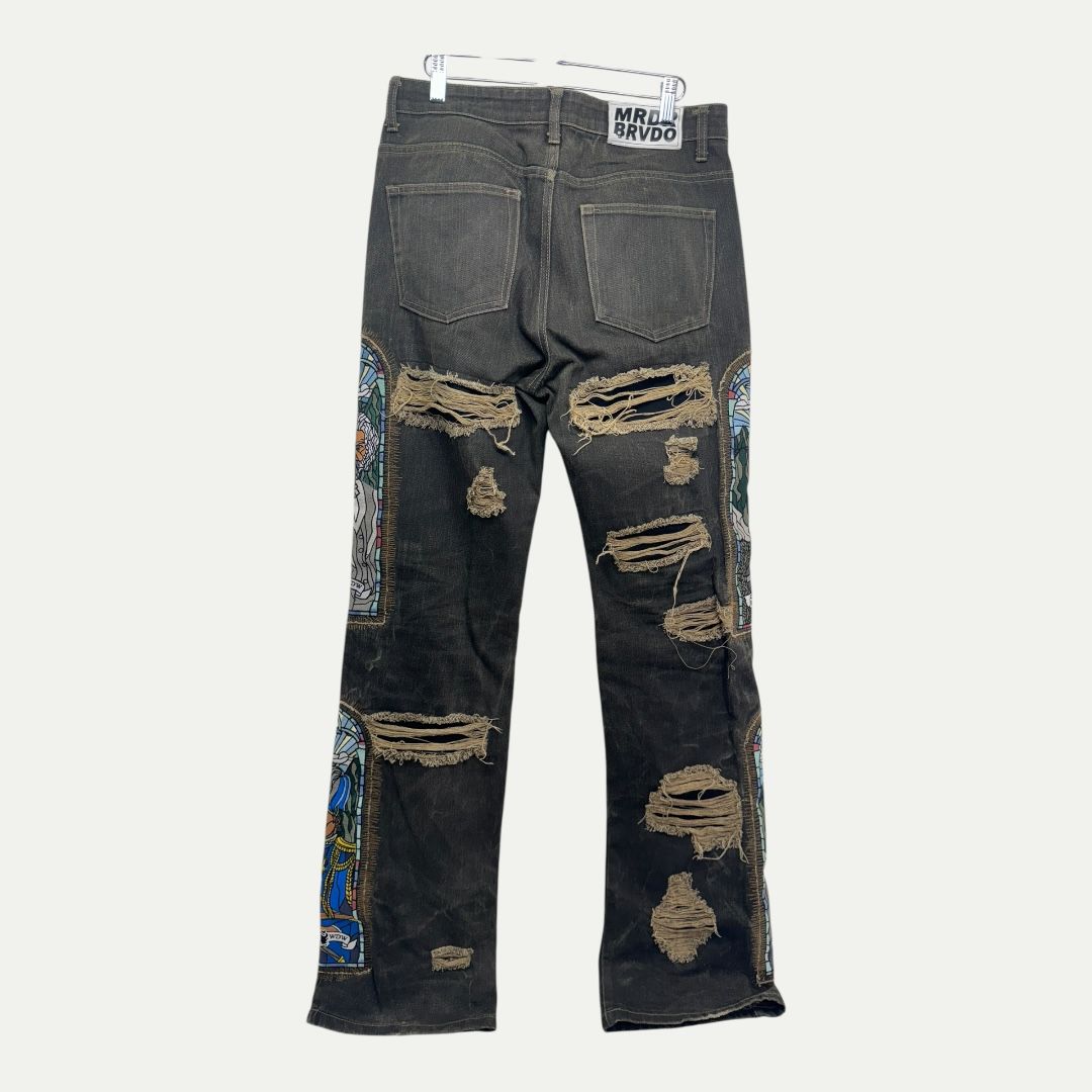 Who Decides War x Barriers Monumental Denim Sz 30