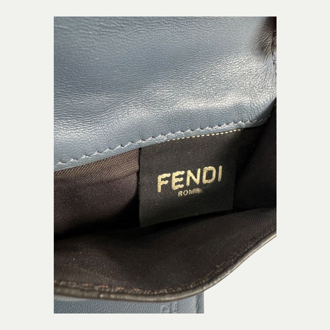 Fendi Baguette Micro Trifold Wallet