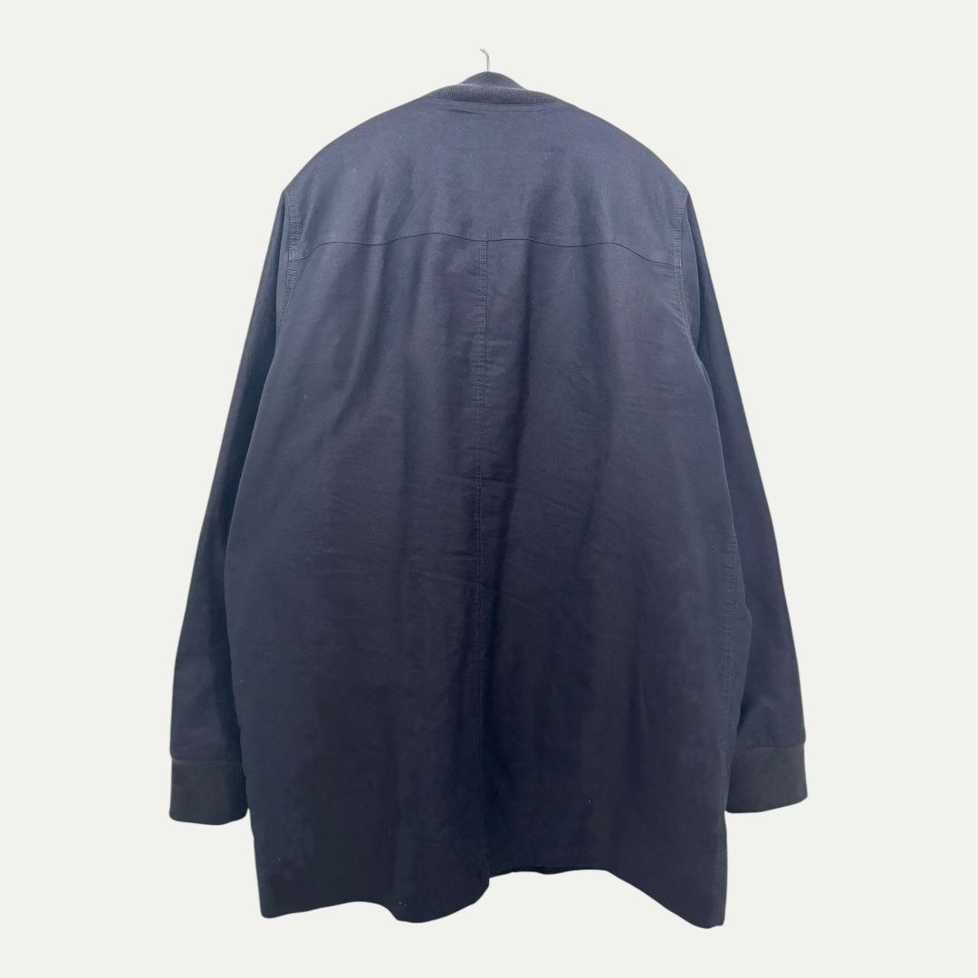 Rick Owens Drkshdw Navy Long Coat Sz XL