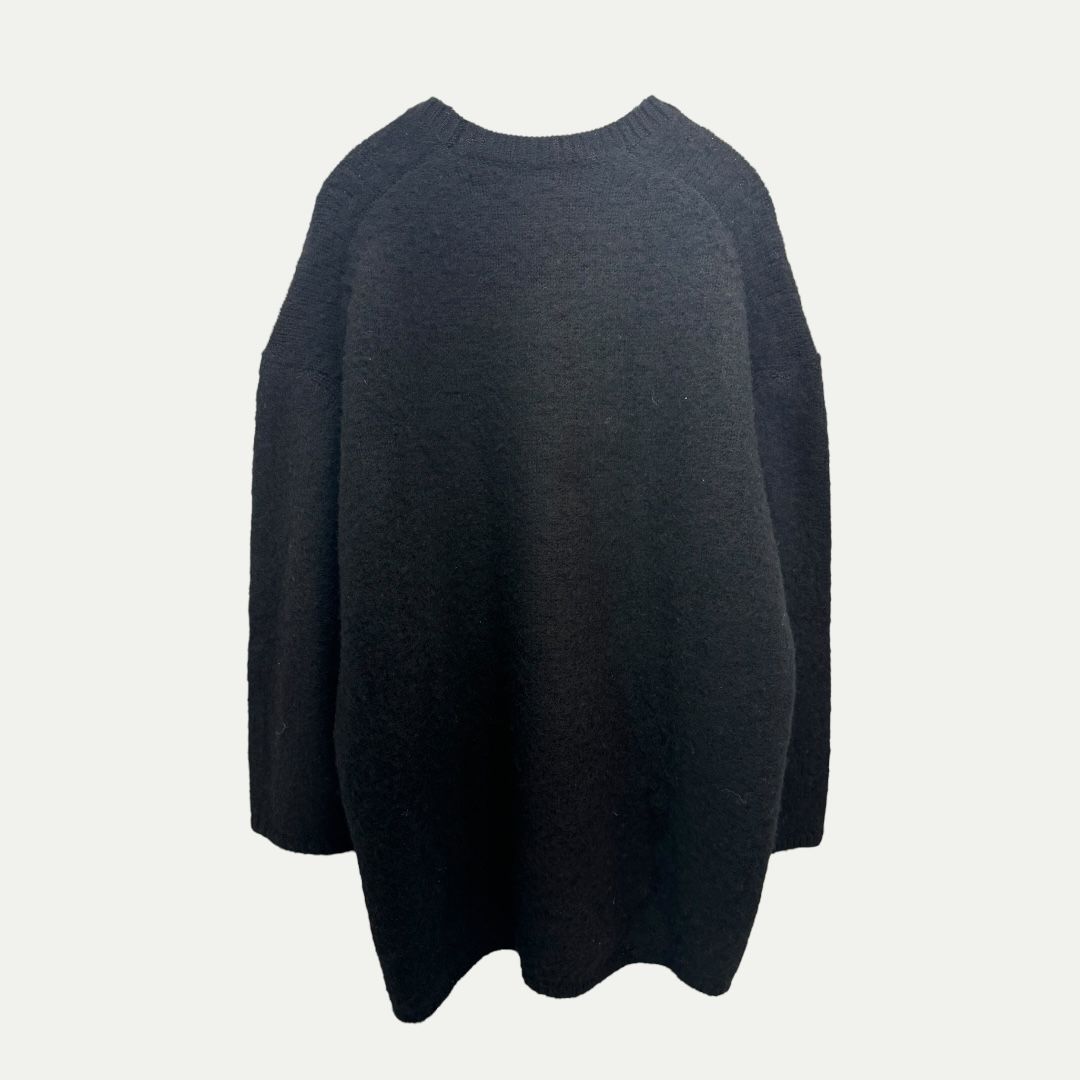 CDG Homme Plus AW22 Interlocked Logo Knit Sz L
