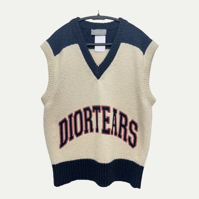 Dior x Denim Tears Knit Vest Sz L