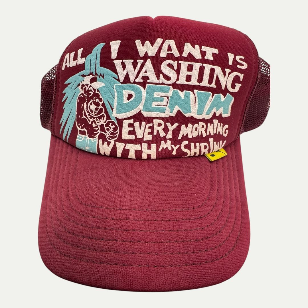 Kapital Denim Maroon Trucker