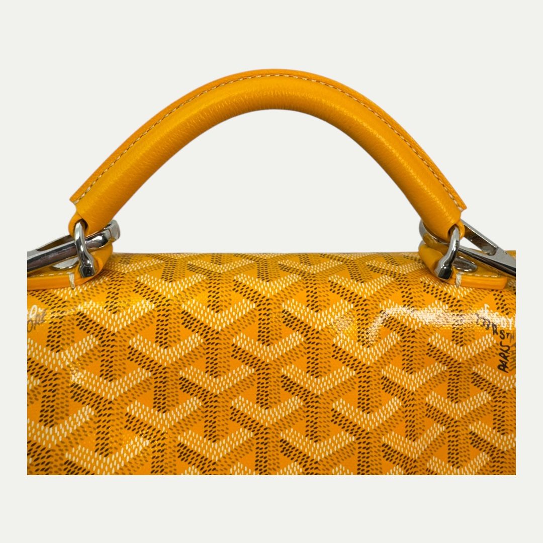 Goyard Saint Legar Yellow Backpack