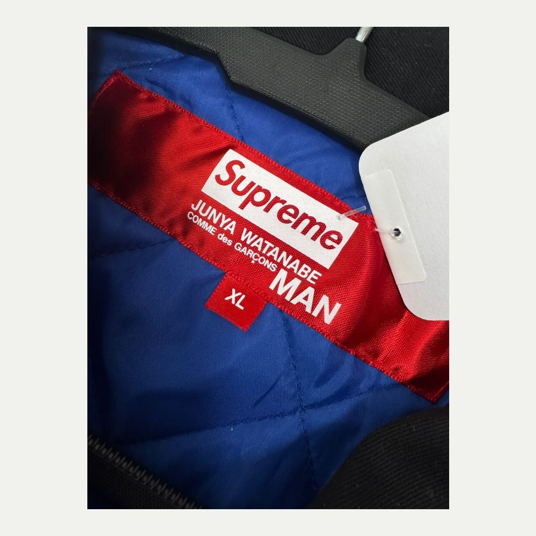 Supreme x Junya Watanabe Blacked padded work jacket sz XL