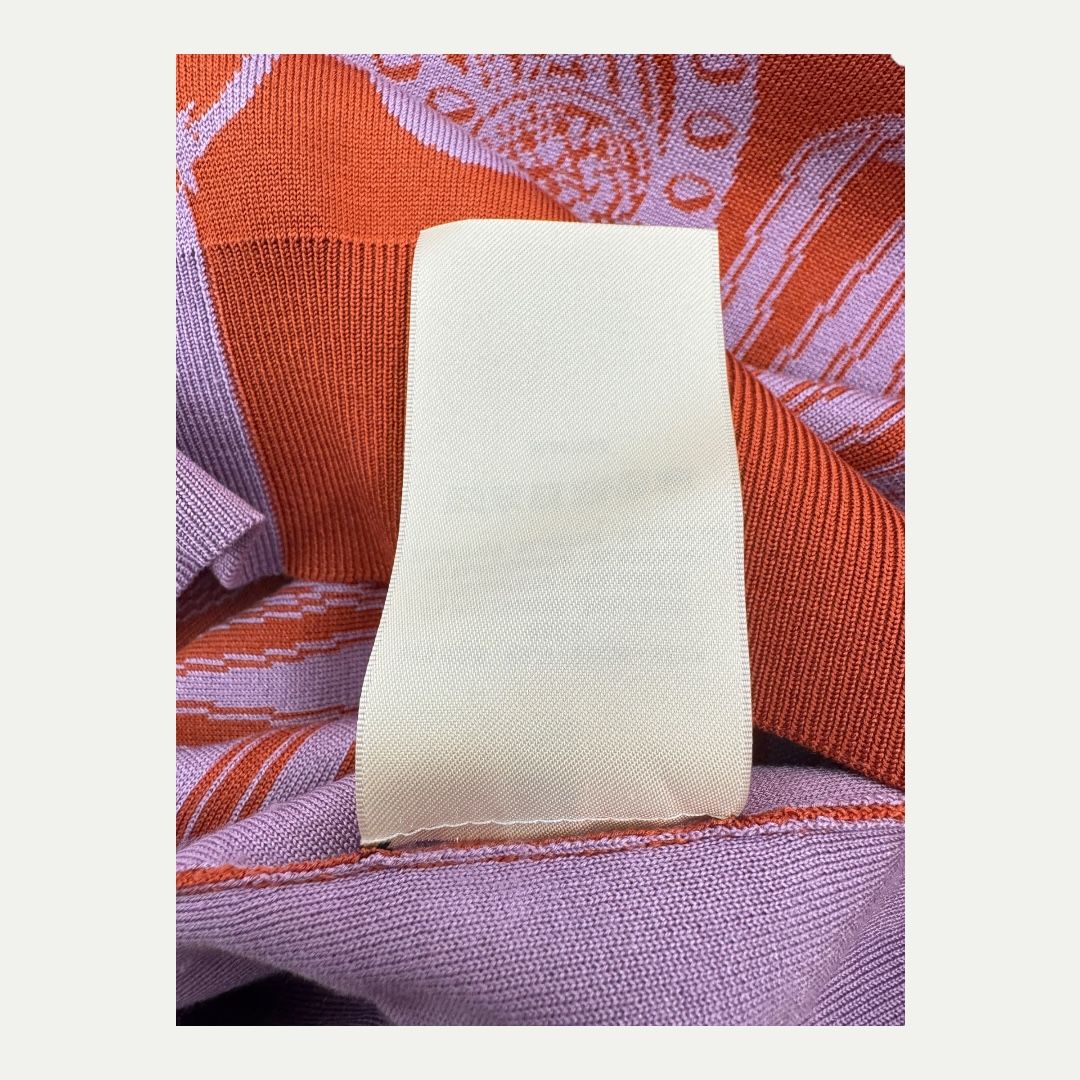 Hermes Silk Blend Knit Top Sz 36(M)