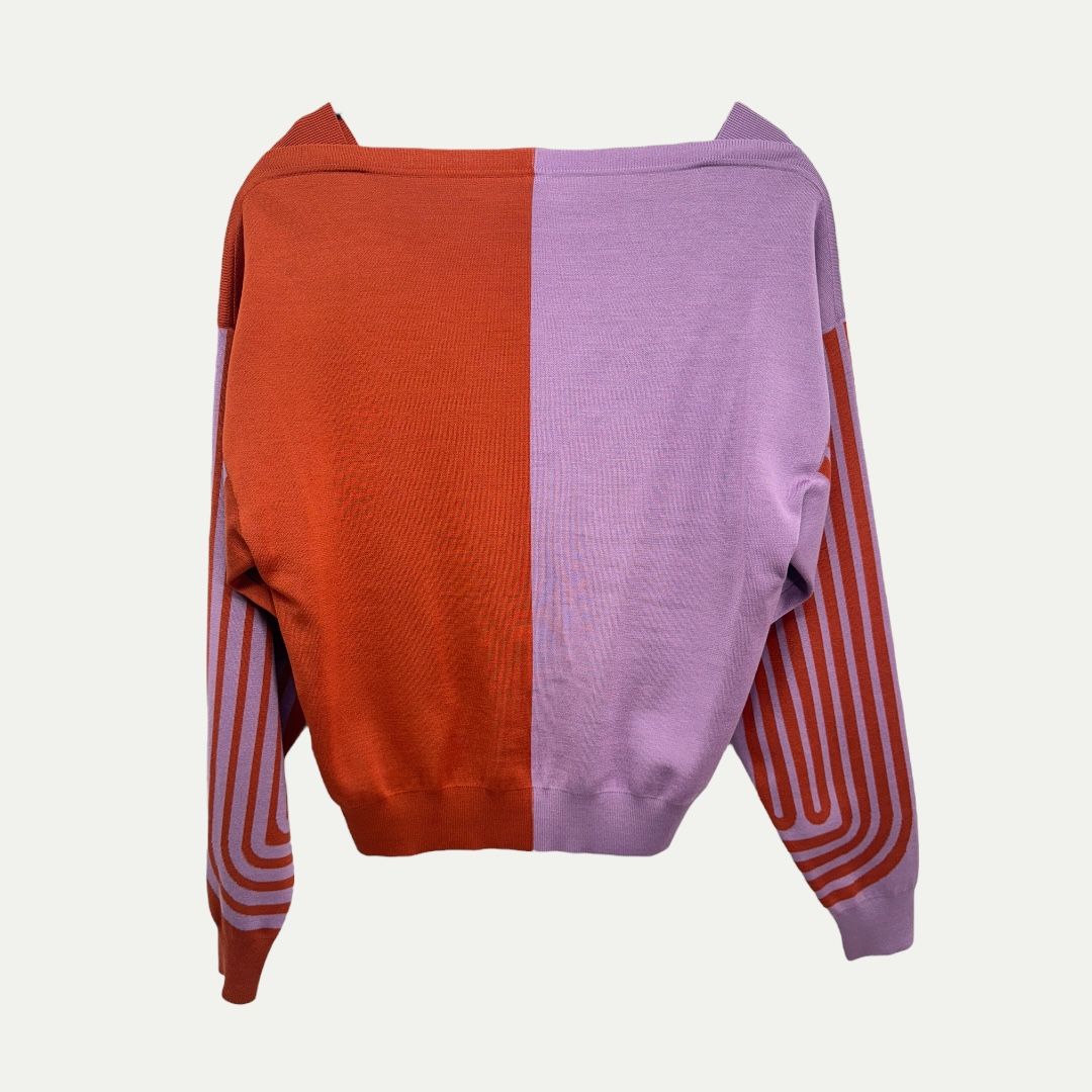 Hermes Silk Blend Knit Top Sz 36(M)