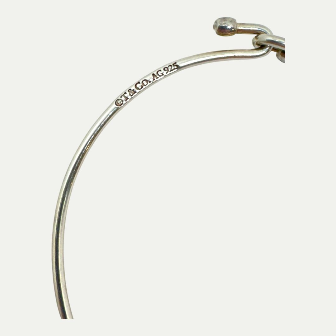 Tiffany &amp; Co. Interlocking Silver Bangle