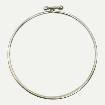 Tiffany &amp; Co. Interlocking Silver Bangle