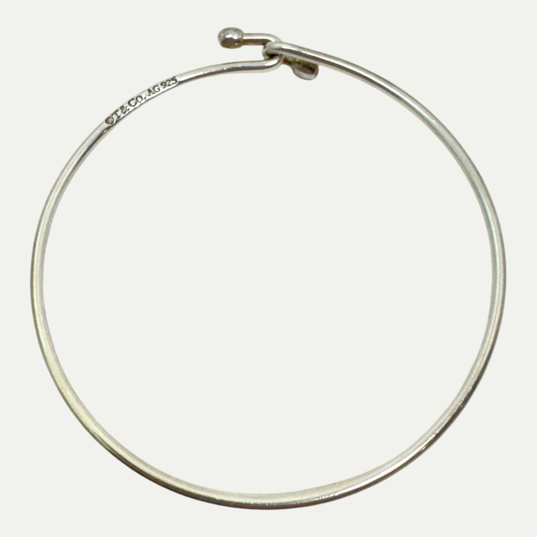 Tiffany &amp; Co. Interlocking Silver Bangle