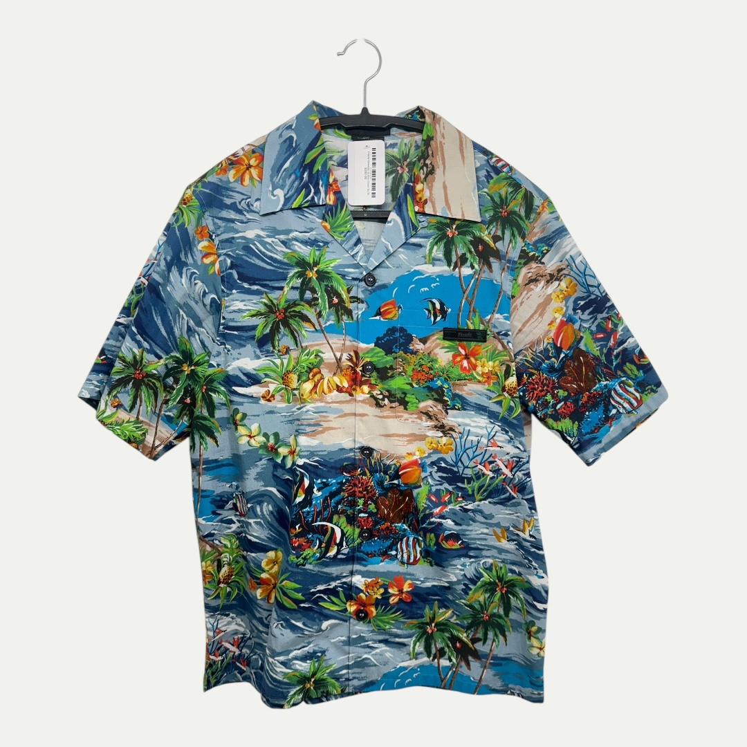 Prada Hawaiian Button Down Sz M