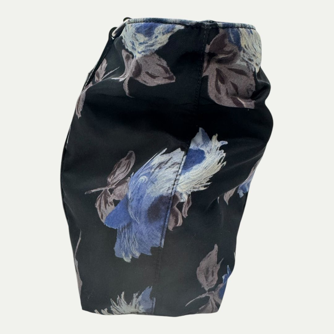 Prada Nylon Tessuto Floral Handbag