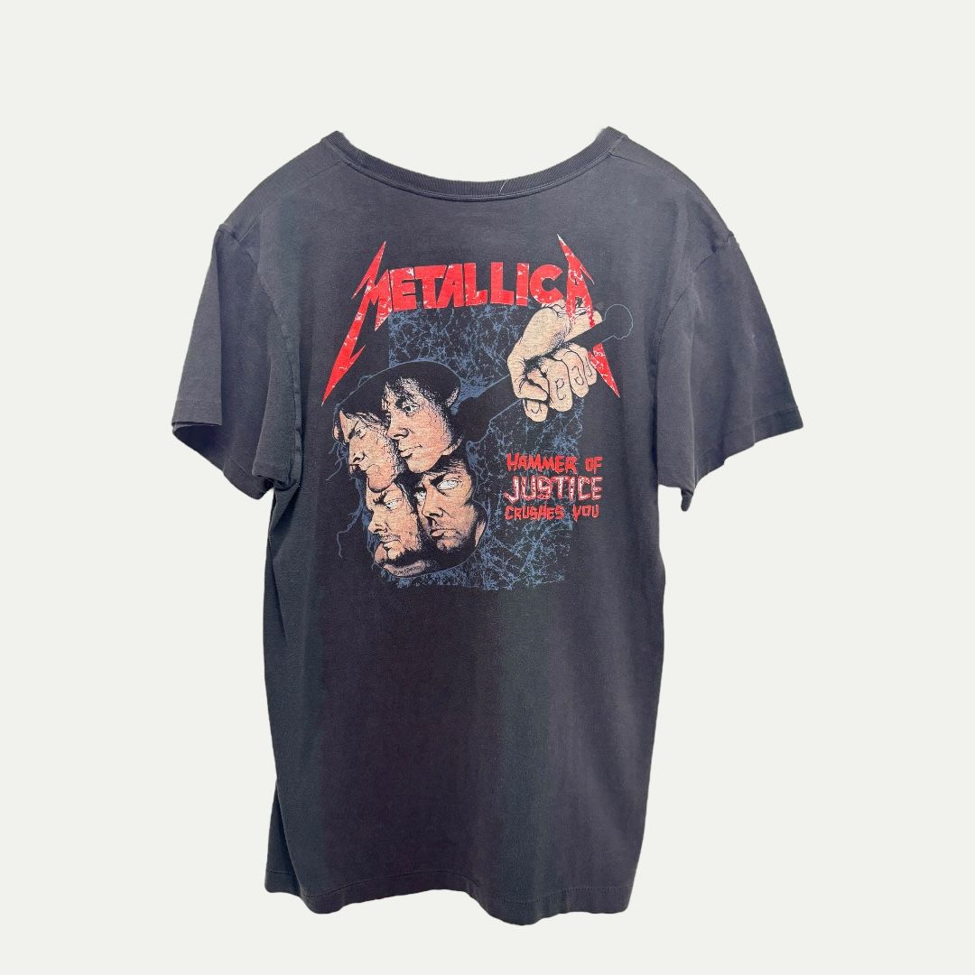 1988 Metallica damaged justice tee sz M