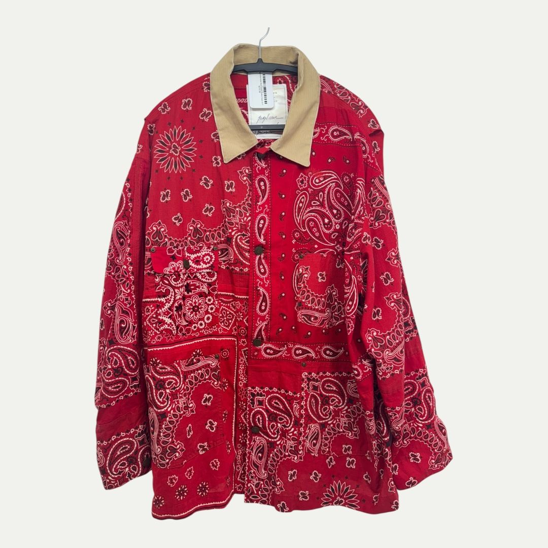 Readymade Red Paisley Button Down