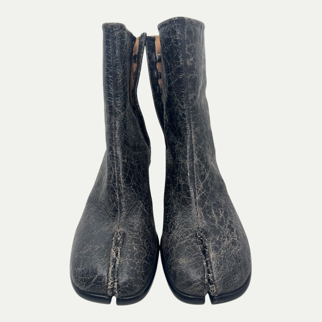 Maison Margiela Cracked Leather Tabi Heel Sz 41(9.5m/11w)
