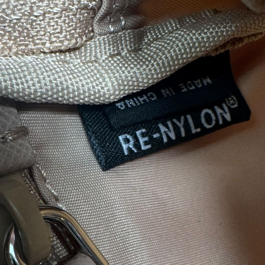 Prada Re-Nylon Beige Pouch