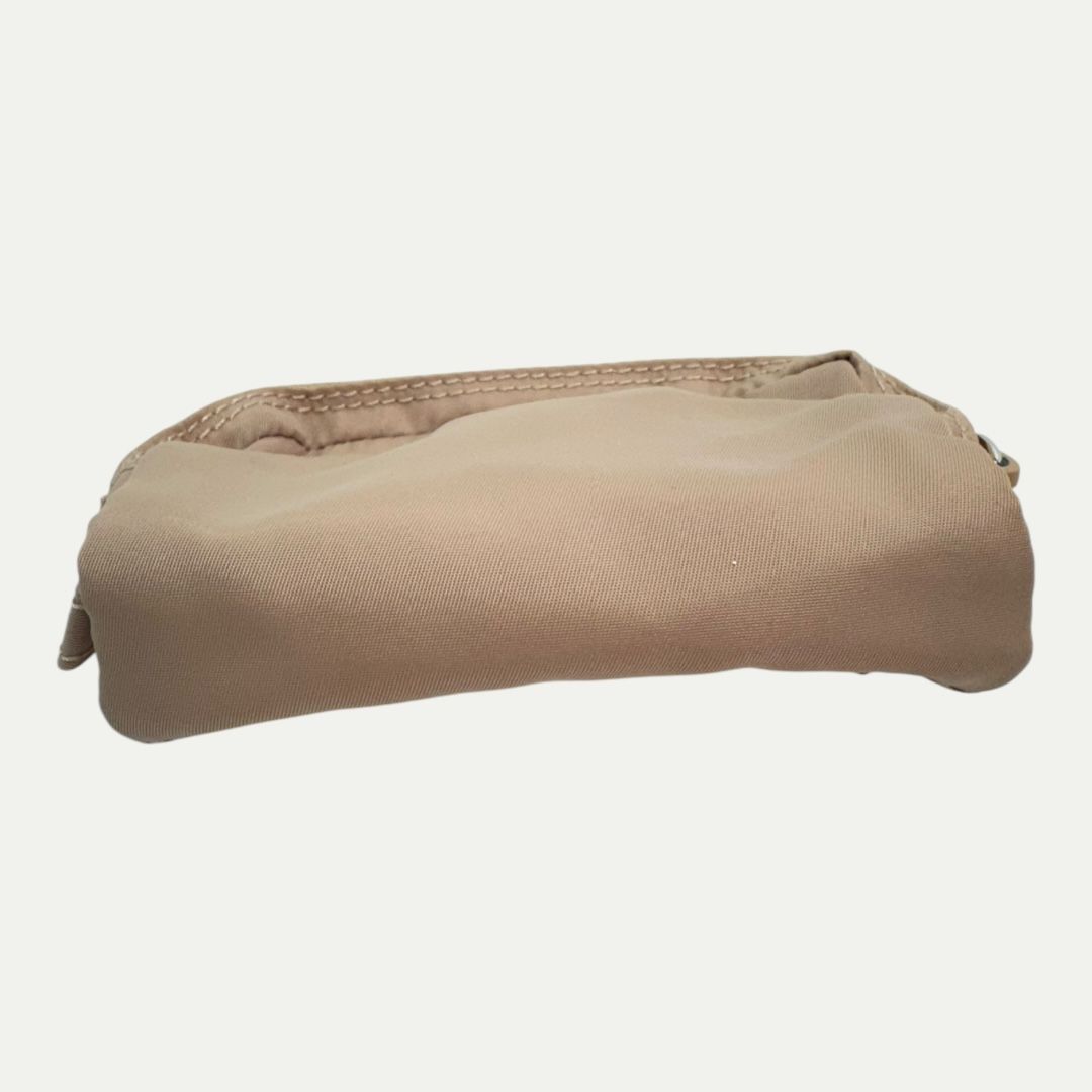 Prada Re-Nylon Beige Pouch