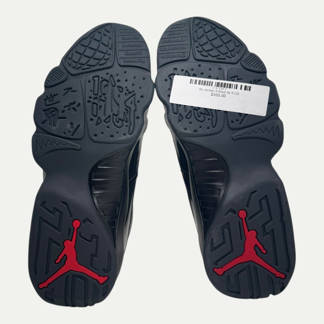 Air Jordan 9 Bred Sz 9