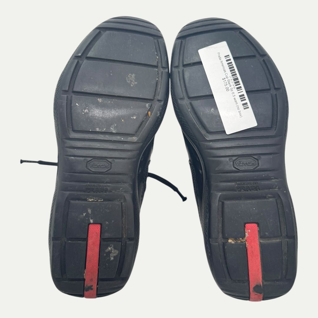 Prada Americas Cup Black Sz 6.5(8m/9.5w)