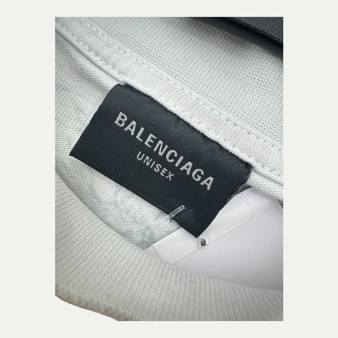 Balenciaga Tattoo White Tee Sz 2(L)