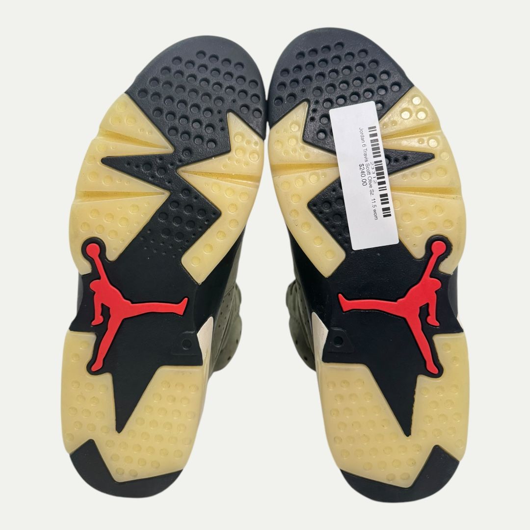 Jordan 6 Travis Scott Olive Sz. 11.5