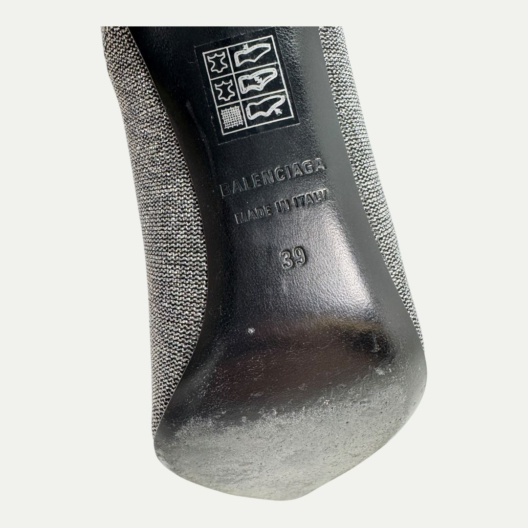 Balenciaga Glitter Accent Heel Sz 39(9)