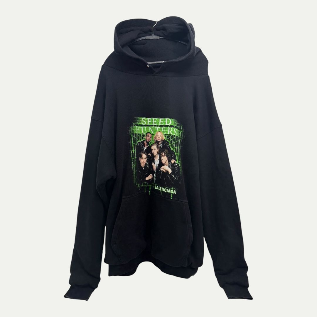 Balenciaga Layered Original Speed Hunters Hoodie Sz M