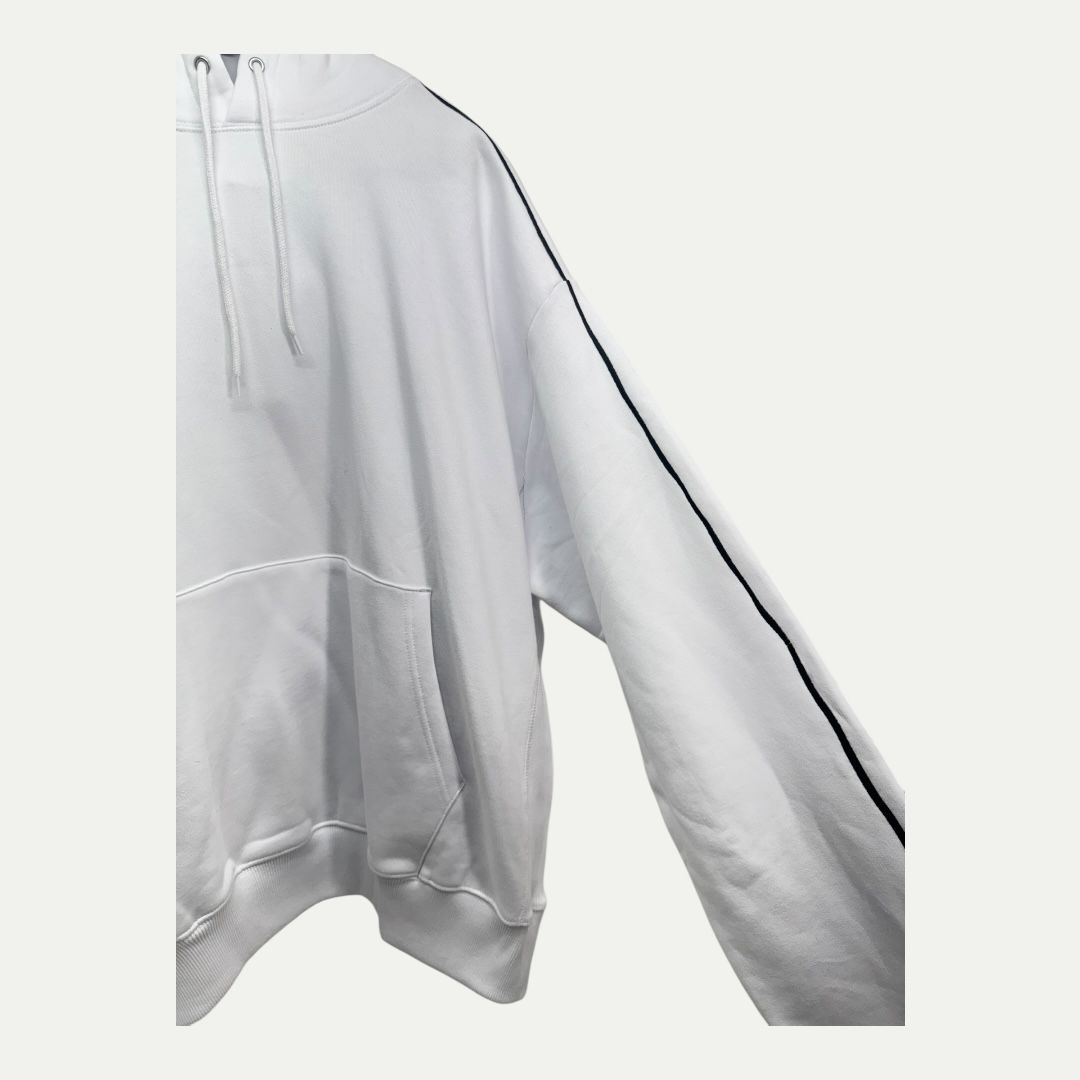 Peter Do Tattoo Hoodie White Sz XL