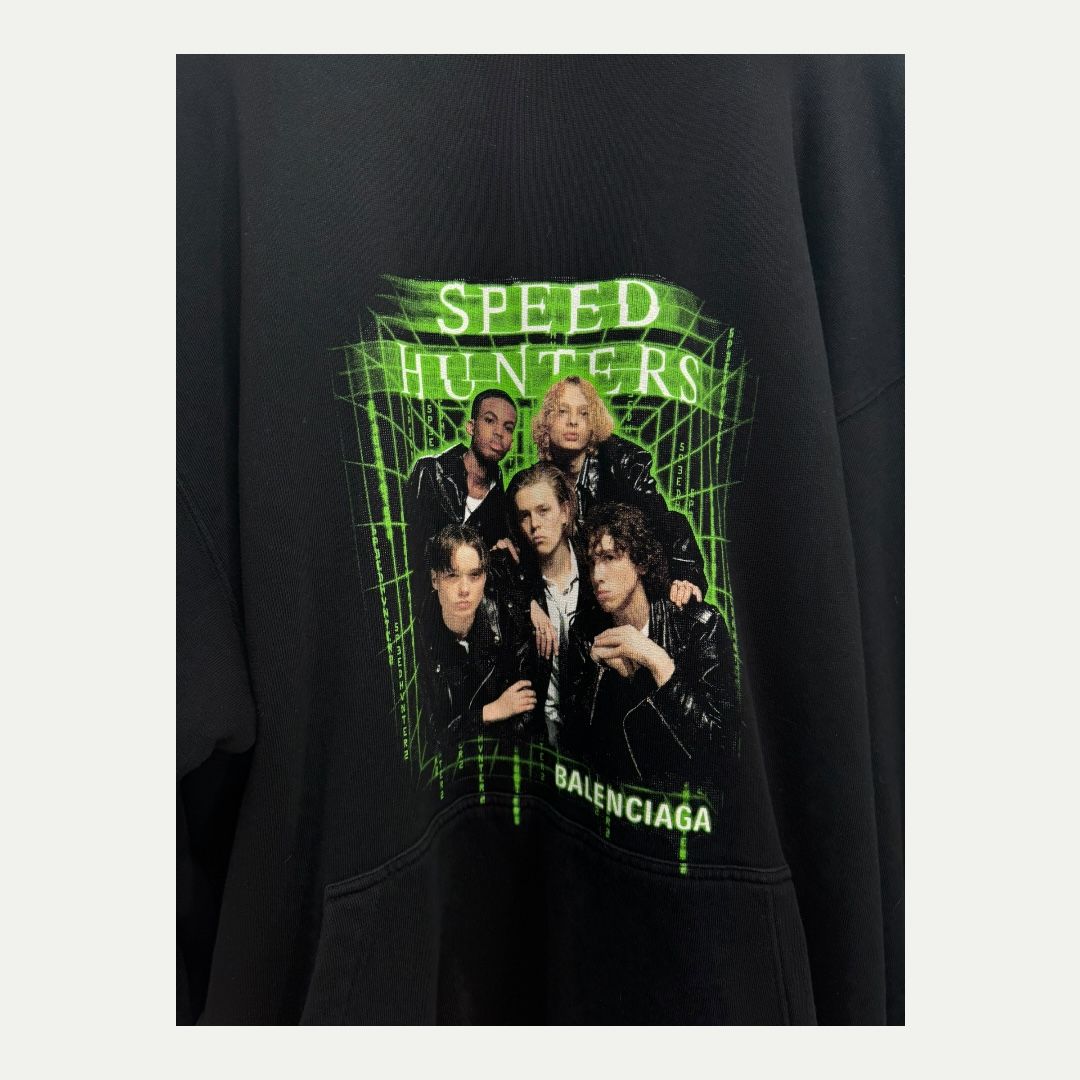 Balenciaga Layered Original Speed Hunters Hoodie Sz M