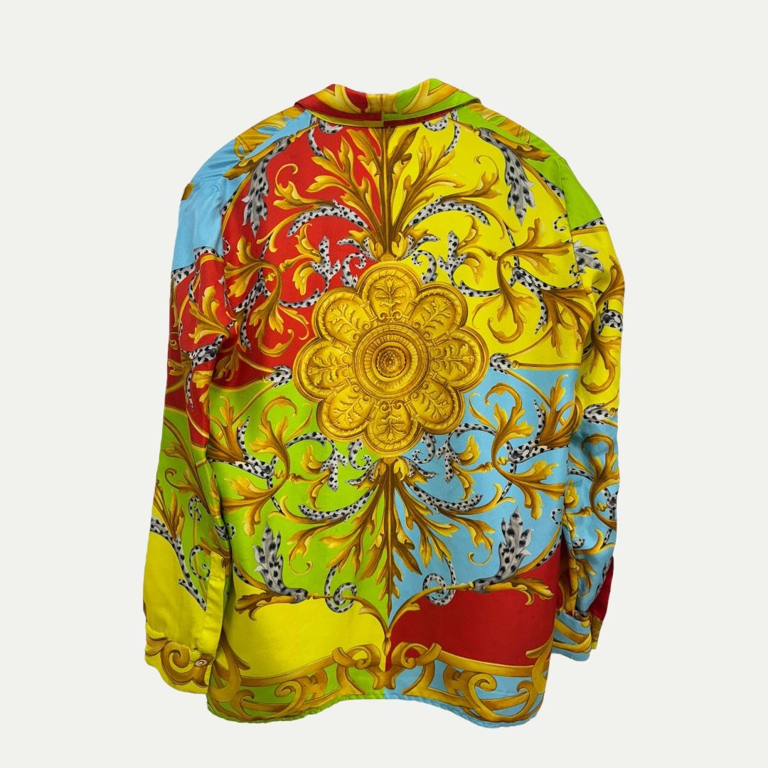 Versace Silk Button Down Sz 36(S)