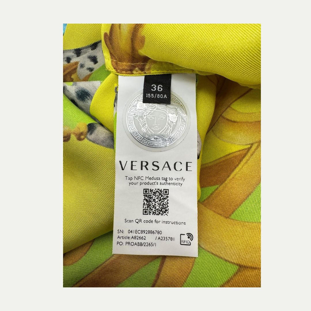 Versace Silk Button Down Sz 36(S)