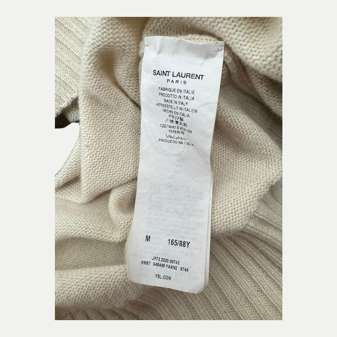 Saint Laurent Cashmere Cardigan Sz M